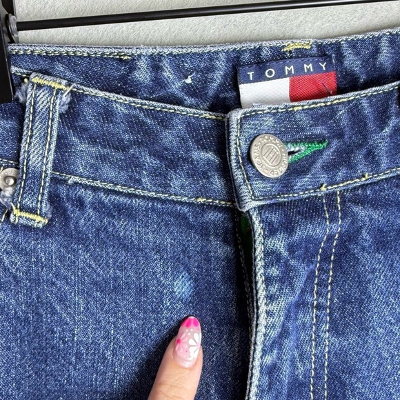 Vintage Tommy Hilfiger Women’s High-Waisted Jeans Made in Macau 1990 Y2K size 7 - Picture 15 of 16